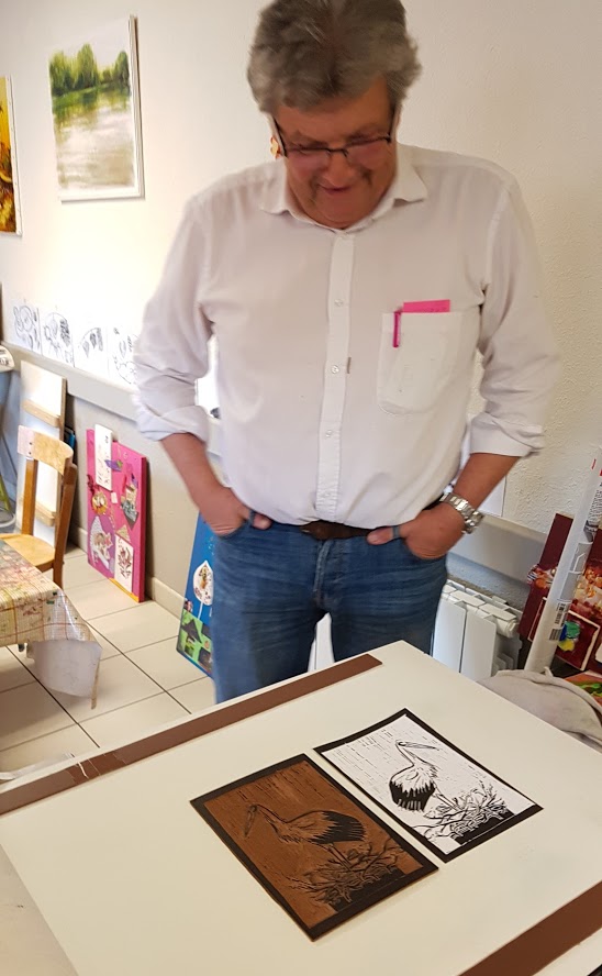 LinoLino | Linogravure et créations à partir d'impressions artisanales | Chambéry, France | Atelier Linogravure Association La Parenthèse, Espalion