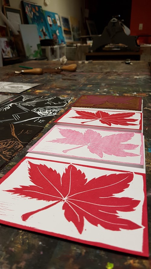 LinoLino | Linogravure et créations à partir d'impressions artisanales | Chambéry, France | Atelier Linogravure Association La Parenthèse, Espalion