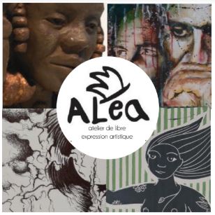 Expo Challes Alea 2018 LinoLino | Linogravure et créations à partir d'impressions artisanales | Chambéry, France | Exposition collectivre Aléa aux Thermes de Challes-les-Eaux, septembre 2018
